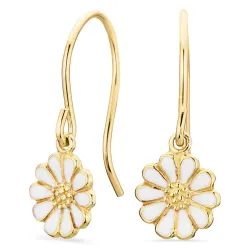 margeritt øredobber i forgylt sølv - Maggie