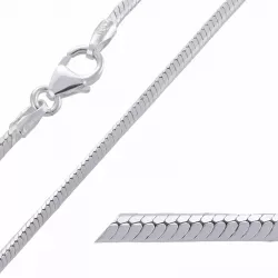 BNH slangearmbånd i sølv 18,5 cm x 1,7 mm