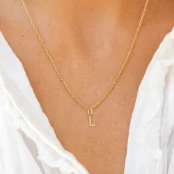 bokstav l anheng i 8 karat - My Letter