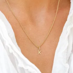 bokstav k anheng i 8 karat - My Letter