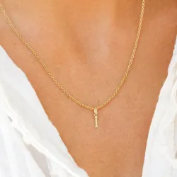 bokstav i anheng i 8 karat - My Letter