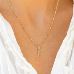 bokstav f anheng i 8 karat - My Letter