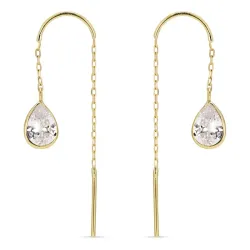 lange kjedeøreringer i 8 karat - Gold Collection