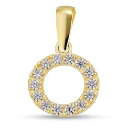 bokstav o anheng i 8 karat - My Letter