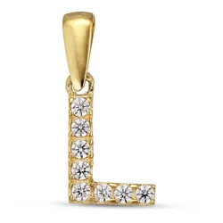 bokstav l anheng i 8 karat - My Letter
