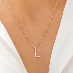bokstav l anheng i 8 karat - My Letter
