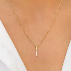 bokstav i anheng i 8 karat