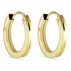11 mm creol i 8 karat - Gold Collection