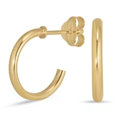12,5 mm halvcreol i 8 karat - Gold Collection