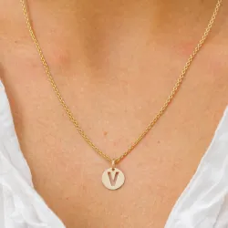 bokstav v anheng i 8 karat - My Letter