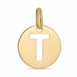 bokstav t anheng i 8 karat