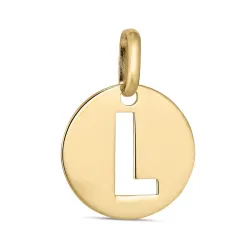 bokstav l anheng i 8 karat