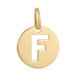 bokstav f anheng i 8 karat - My Letter