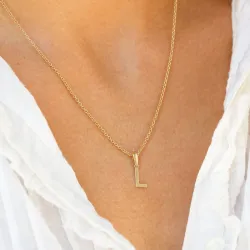 bokstav l anheng i 8 karat - My Letter