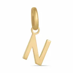 bokstav n anheng i 8 karat - My Letter