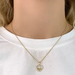 hjerte anheng i 8 karat - Gold Collection
