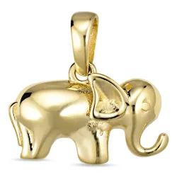 elefant anheng i 8 karat - Gold Collection