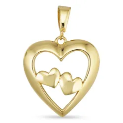 hjerte anheng i 8 karat - Gold Collection