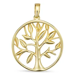 17 mm livets tre anheng i 8 karat - Gold Collection