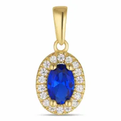 rosett zirkon anheng i 8 karat - Gold Collection