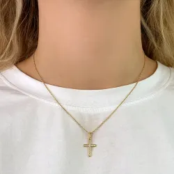 kors zirkon anheng i 8 karat