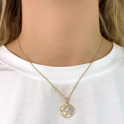 world anheng i 8 karat med rhodium