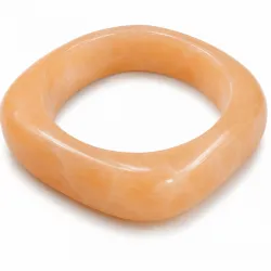 oransje bangle i resin - AURA