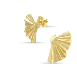 øredobber i forgylt sølv