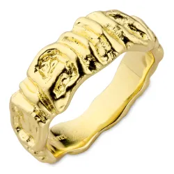 ring i forgylt messing - Eliné