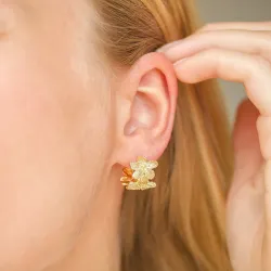 blomst halvcreol i forgylt messing - Eliné