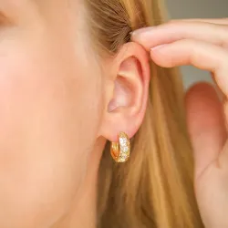 zirkon creol i forgylt messing - Eliné