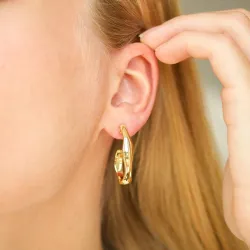 halvcreol i forgylt messing - Eliné