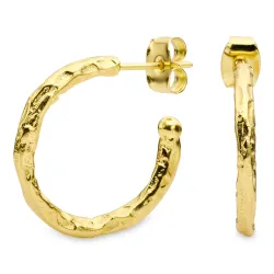 20 mm halvcreol i forgylt messing - Eliné