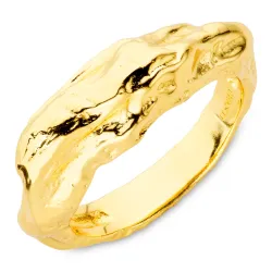 ring i forgylt messing - Eliné