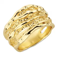 ring i forgylt messing - Eliné