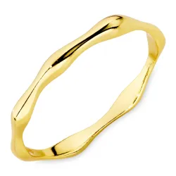 ring i forgylt messing - Eliné