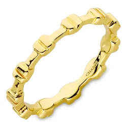 ring i forgylt messing - Eliné