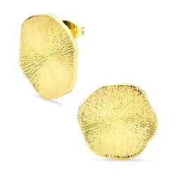 øredobber i forgylt messing - Eliné