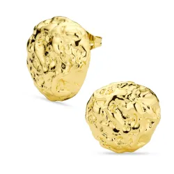 øredobber i forgylt messing - Eliné