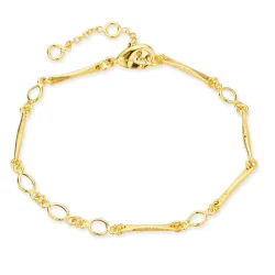 armbånd i forgylt messing - Eliné