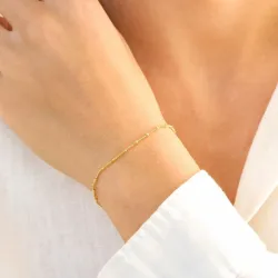 armbånd i forgylt messing - Eliné