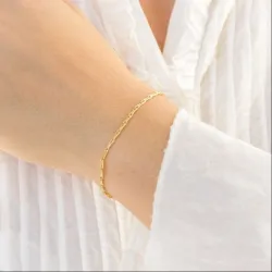 armbånd i forgylt messing  x 2,0 mm  - Eliné