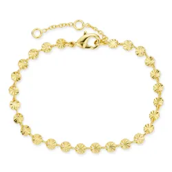 armbånd i forgylt messing - Eliné
