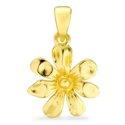 blomst anheng i forgylt messing - Eliné