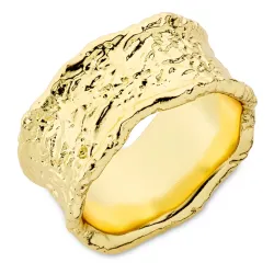 ring i forgylt messing - Eliné
