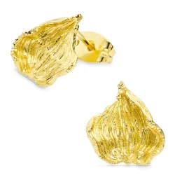 øredobber i forgylt messing - Eliné