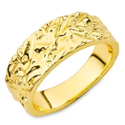 ring i forgylt messing - Eliné