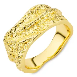 ring i forgylt messing - Eliné