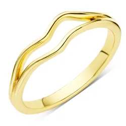 ring i forgylt messing - Eliné