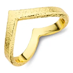 ring i forgylt messing - Eliné